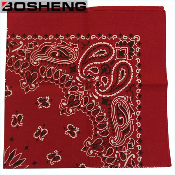 Bandanas del abrigo de la cabeza del vaquero del algodón de Paisley del 50 * 50cm